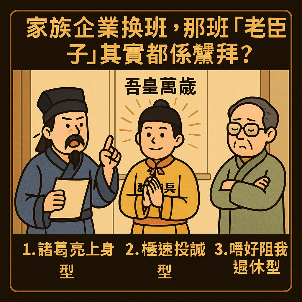 家族企業換班，那班「老臣子」其實都係鰲拜？