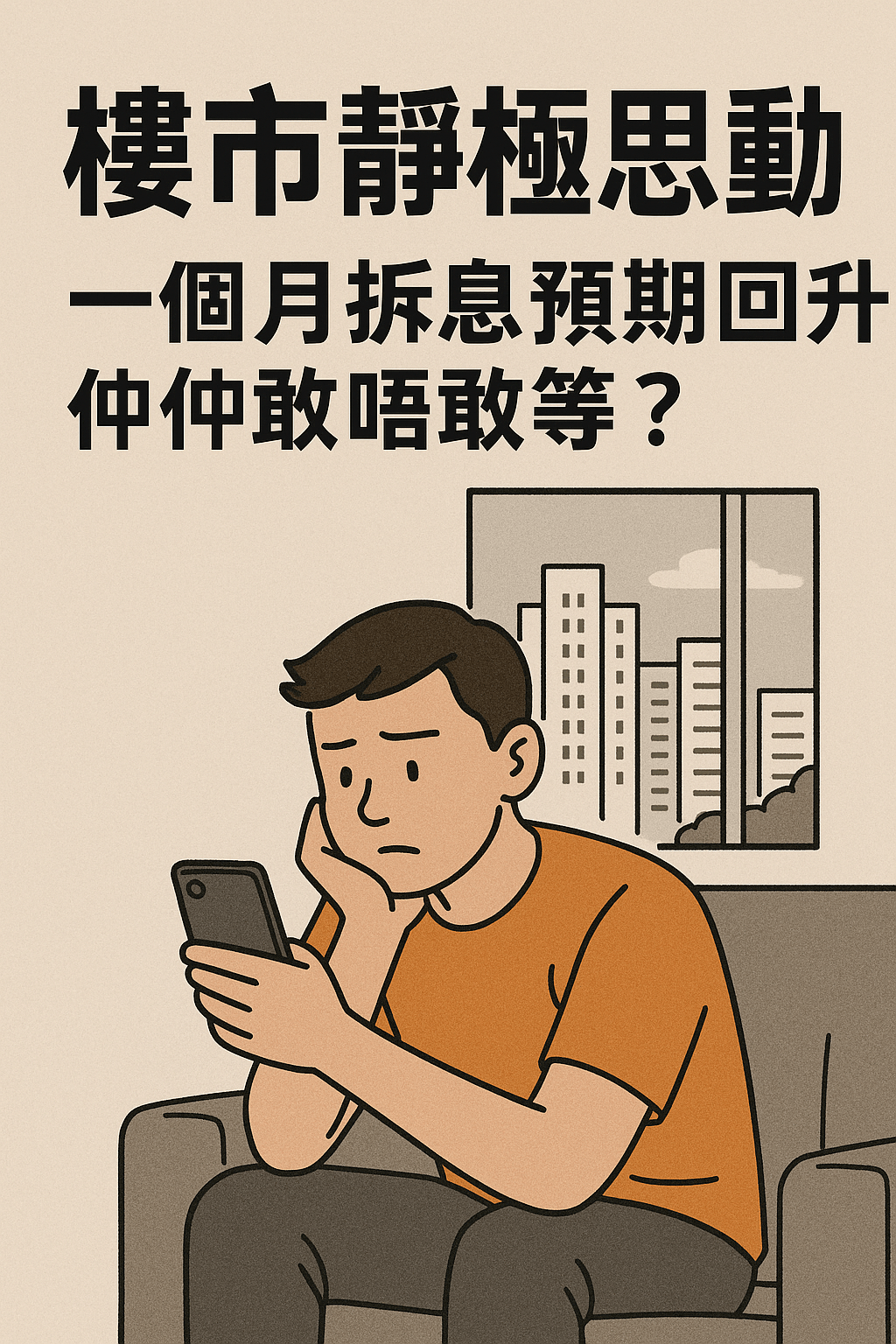 樓市靜極思動｜一個月拆息預期回升，你仲敢唔敢等？