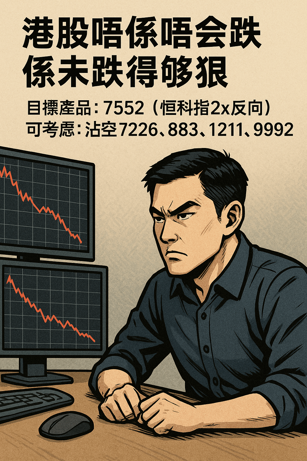 《百萬真倉》Day 19｜港股唔係唔會跌，係未跌得夠狠