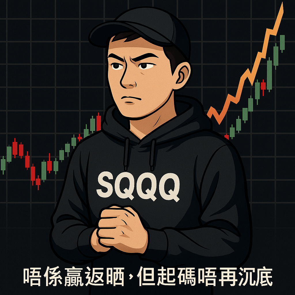 百萬真倉記錄 Day 8｜信貸降級，我的 SQQQ&nbsp;終於抬頭