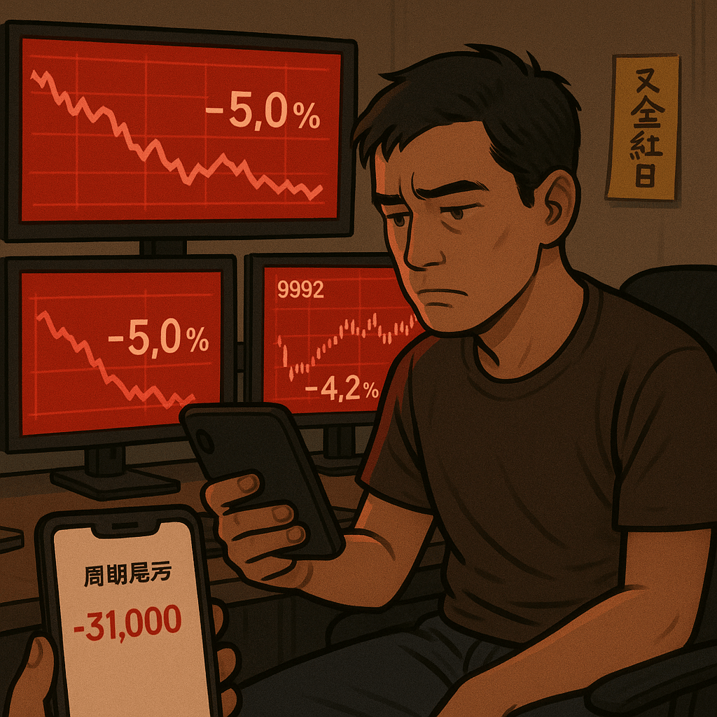 《百萬真倉》Day 35｜泡泡從未浮盈．7552續崩．TQQQ搏淡失敗．我日日紅