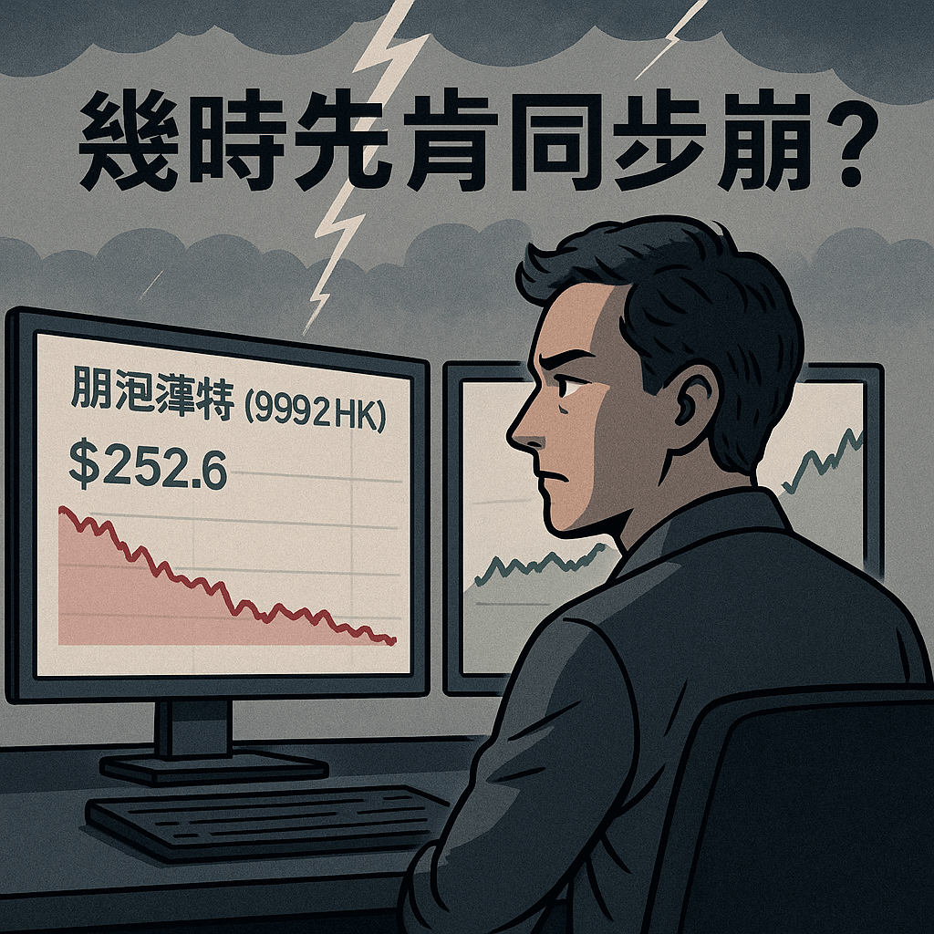 《百萬真倉》Day 49｜9992 $252.6．納指再創高．我問天：幾時先肯齊齊跌？