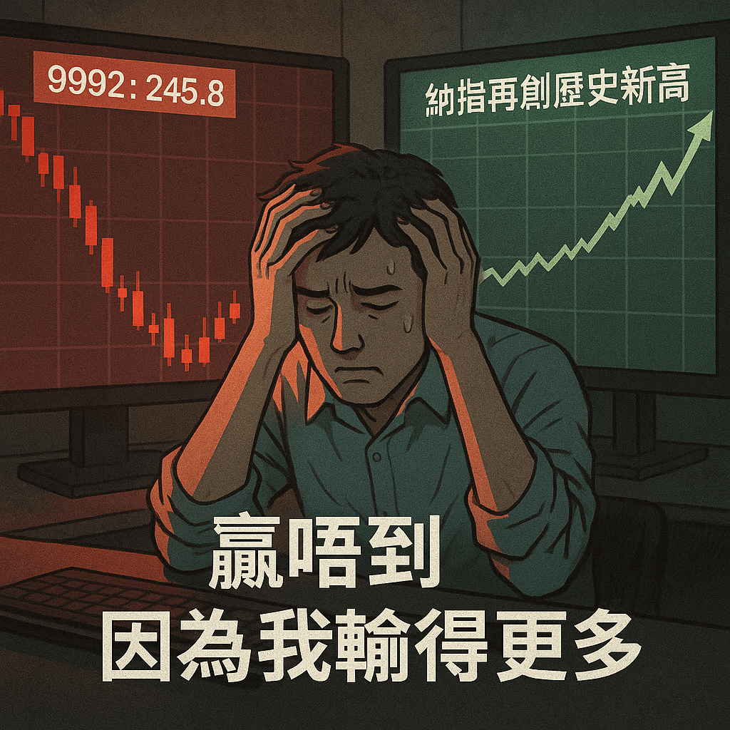 《百萬真倉》Day 50｜9992 $245.8．納指再創歷史新高．贏唔到因為我同時輸