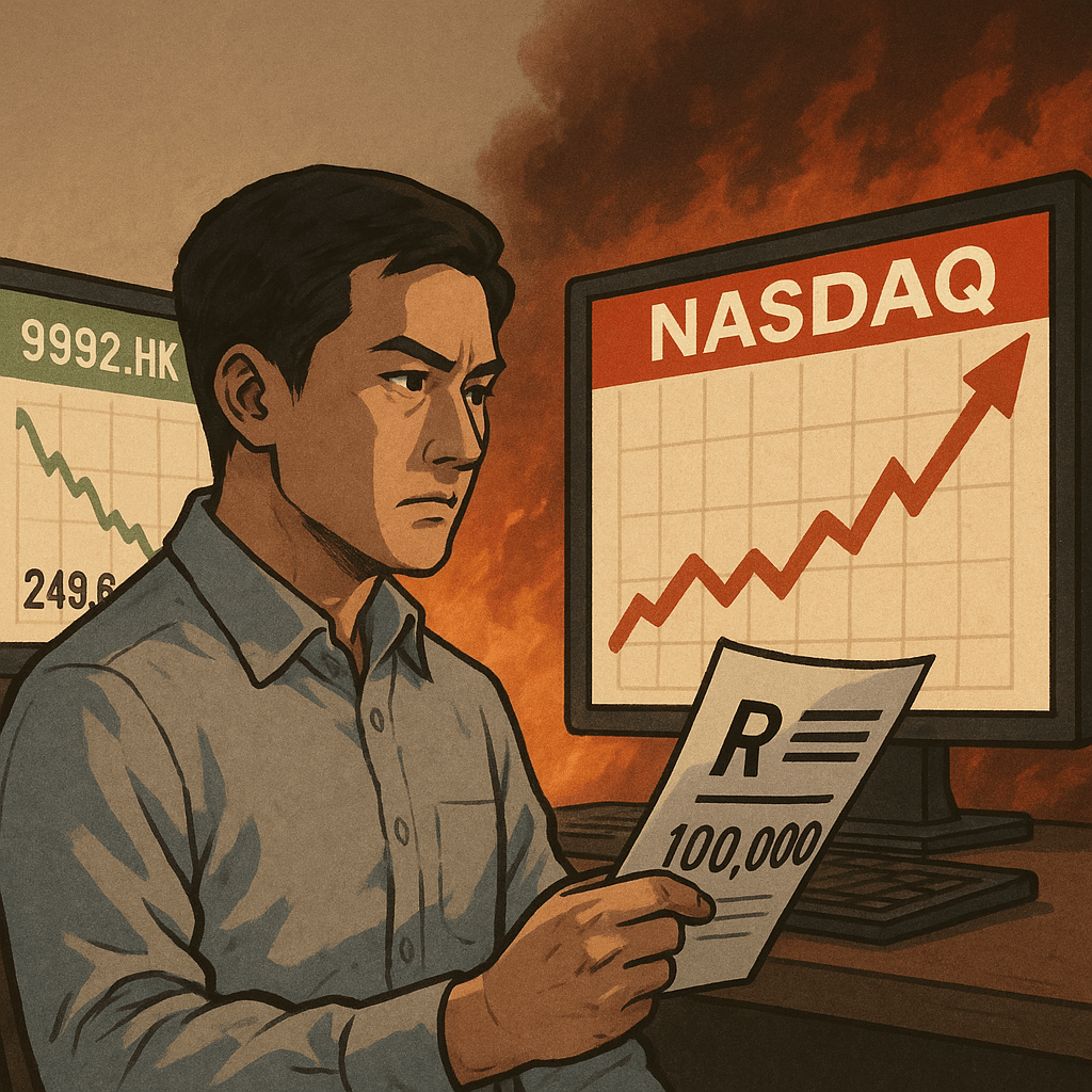 《百萬真倉》Day 41｜泡泡回落無法救倉．納指狂升越做越輸．我用百萬重倉搏反轉